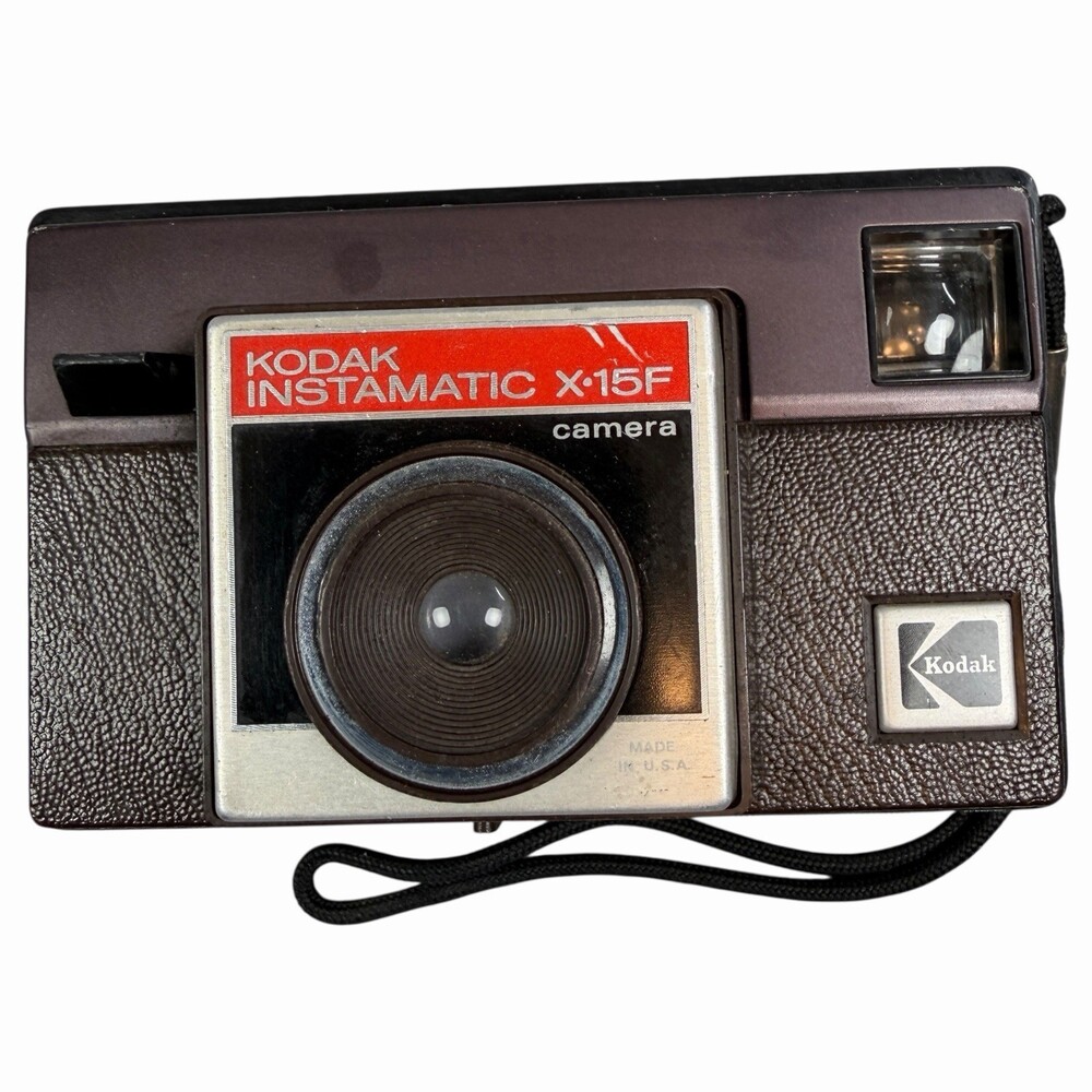 1976 Kodak Instamatic X•15F Camera Made In USA Tested*